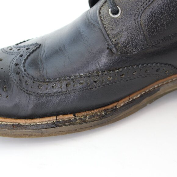 John Varvatos USA Townsend Leather Wingtip Boots (9 US) - Picture 13 of 13